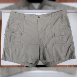 Original Khaki Co. tan men's cargo shorts waist 44